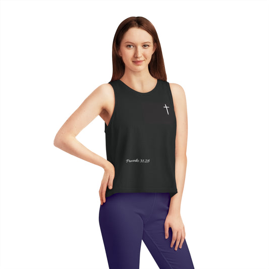 Women's Gym Cropped Tank Top Christian