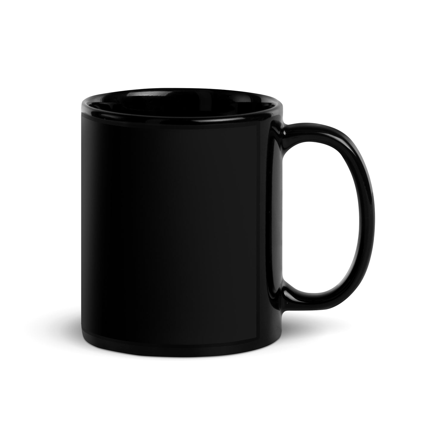 Purpose Maker Black Glossy Mug