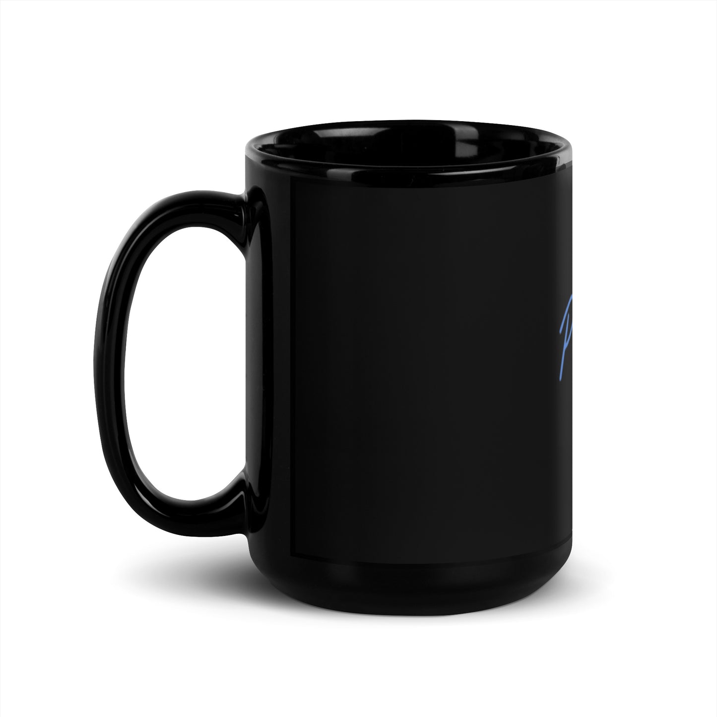 Purpose Maker Black Glossy Mug