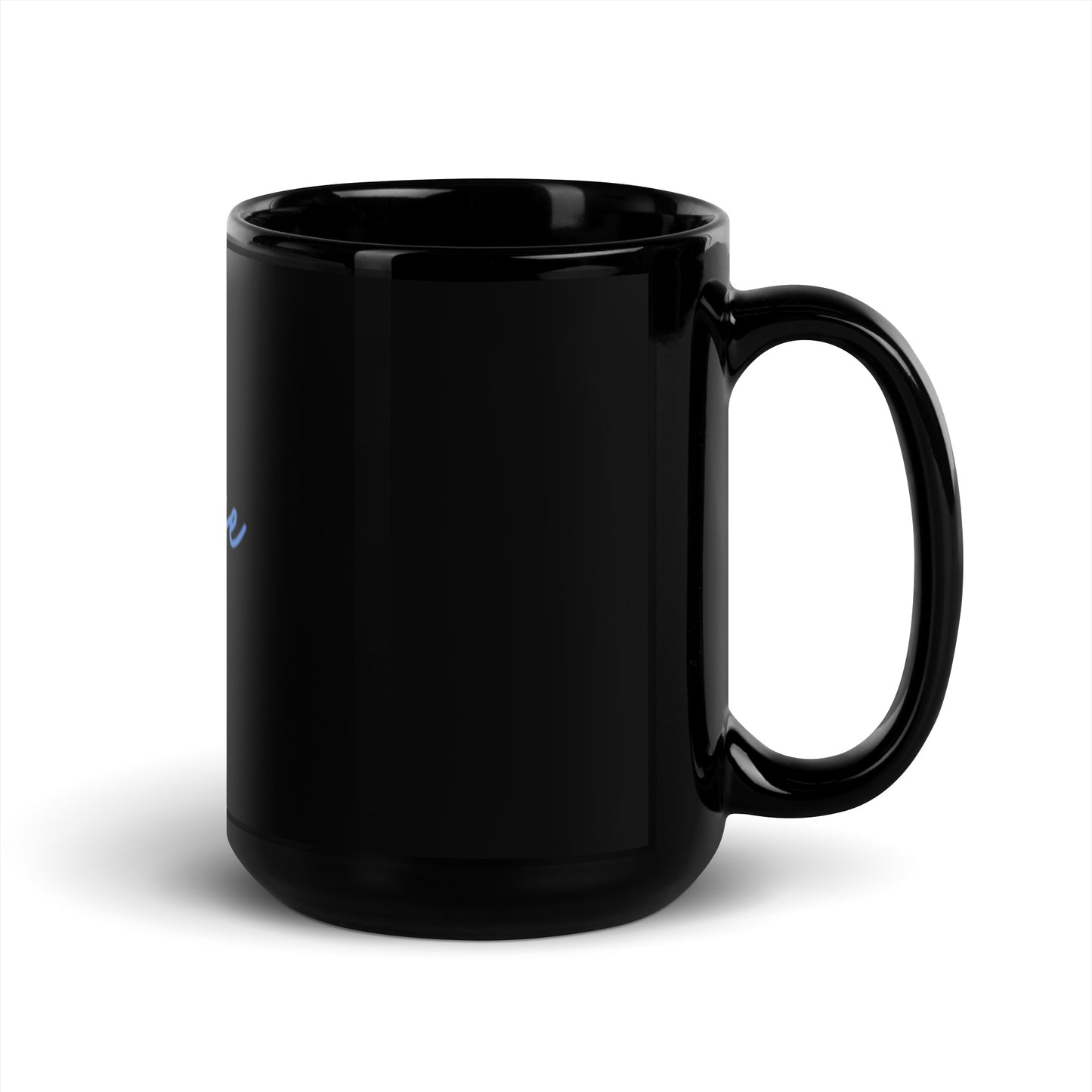 Purpose Maker Black Glossy Mug